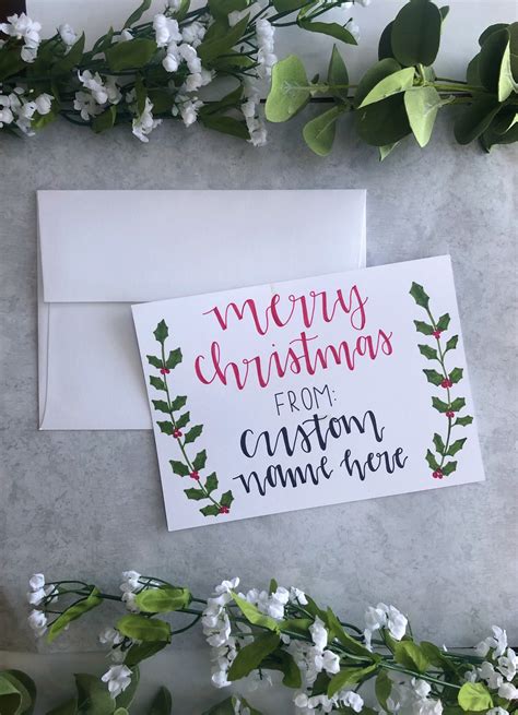 etsy custom christmas cards|customized personalized christmas cards.